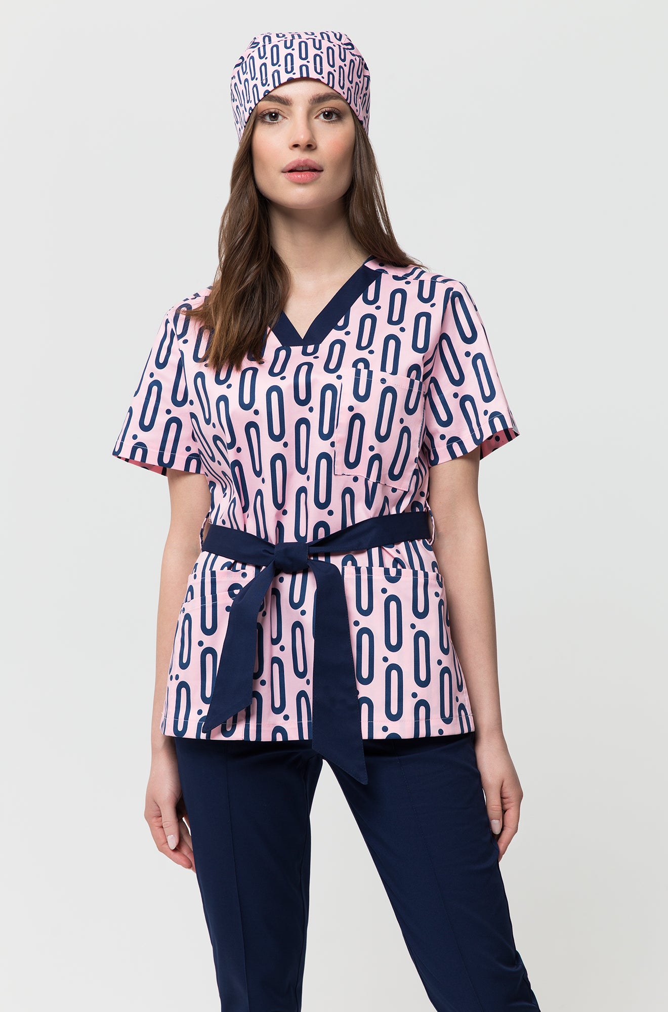 Bluza Medyczna Ava Pudrowy Róż