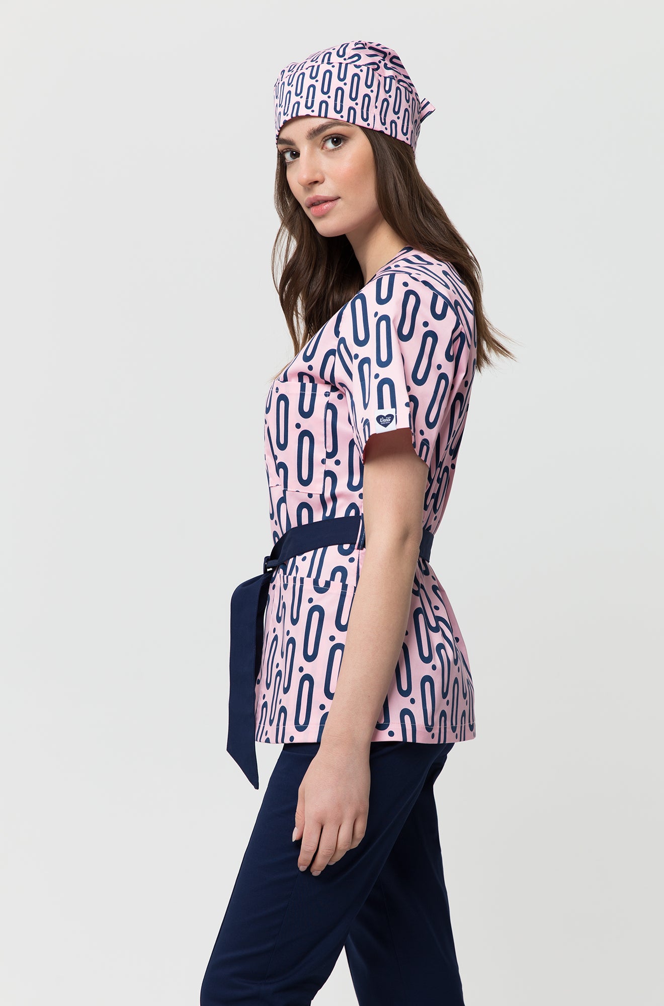 Bluza Medyczna Ava Pudrowy Róż