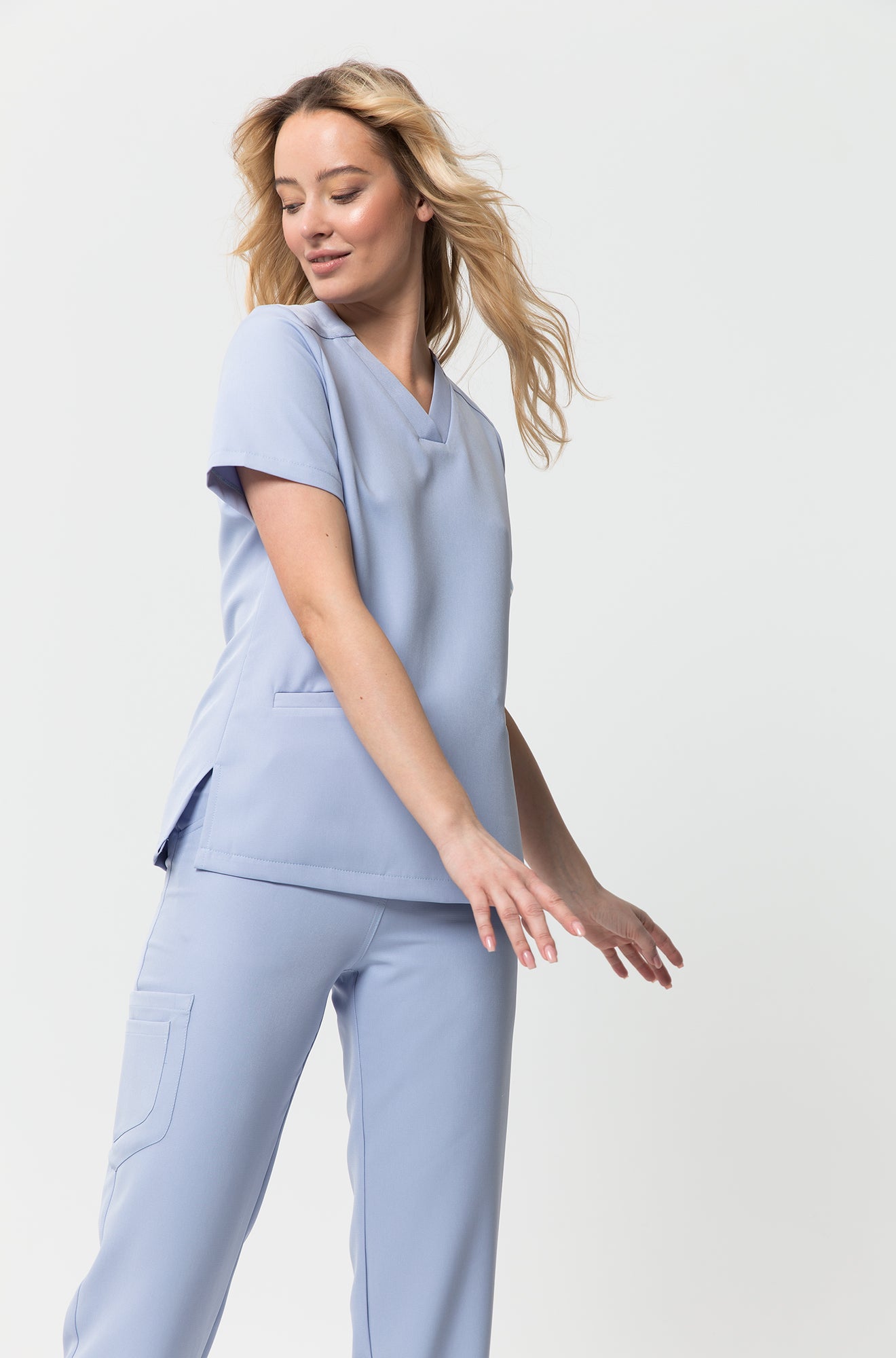 Bluza Medyczna Emily Błękitna
