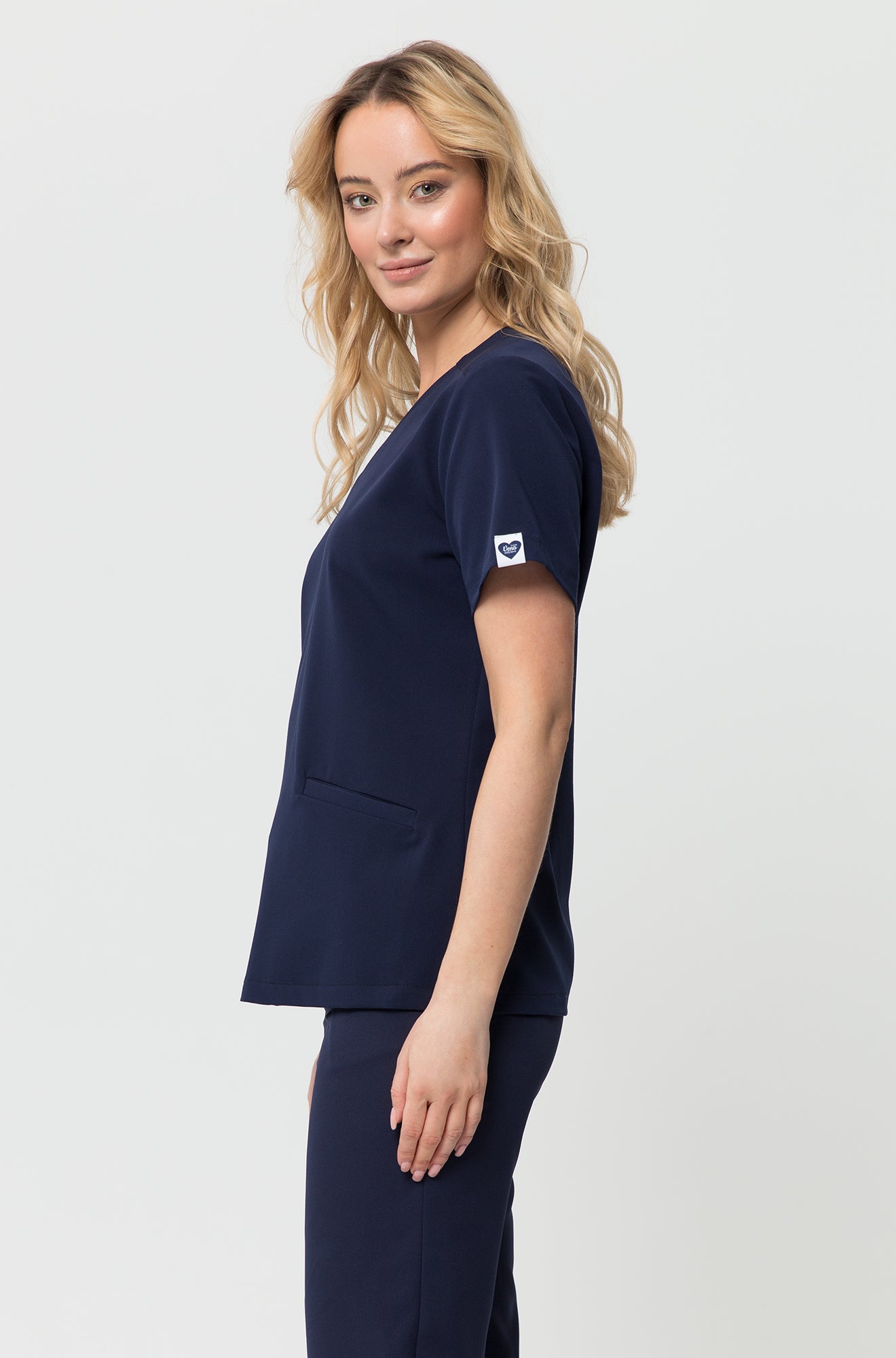 Bluza Medyczna Emily Granatowa