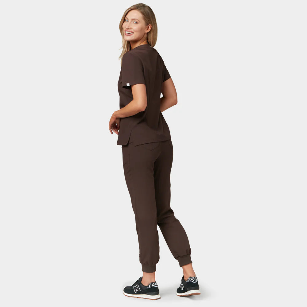 Vena Bluza Medyczna Emily Scrubs Dark Chocolate