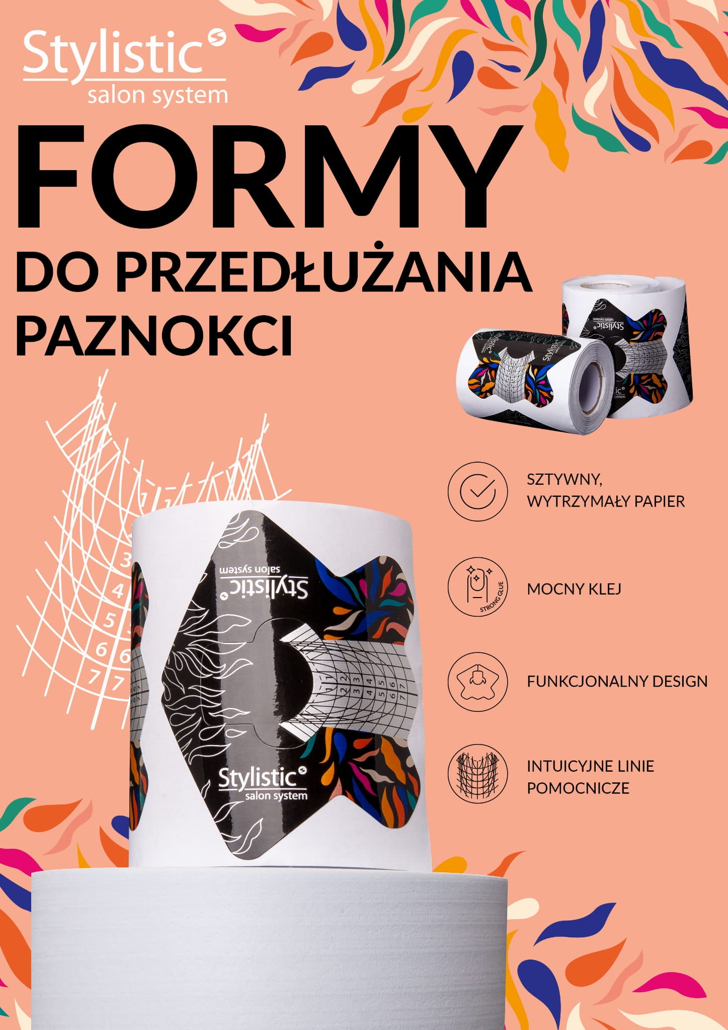 Claresa Stylistic Szablony Do Paznokci 100 Szt.
