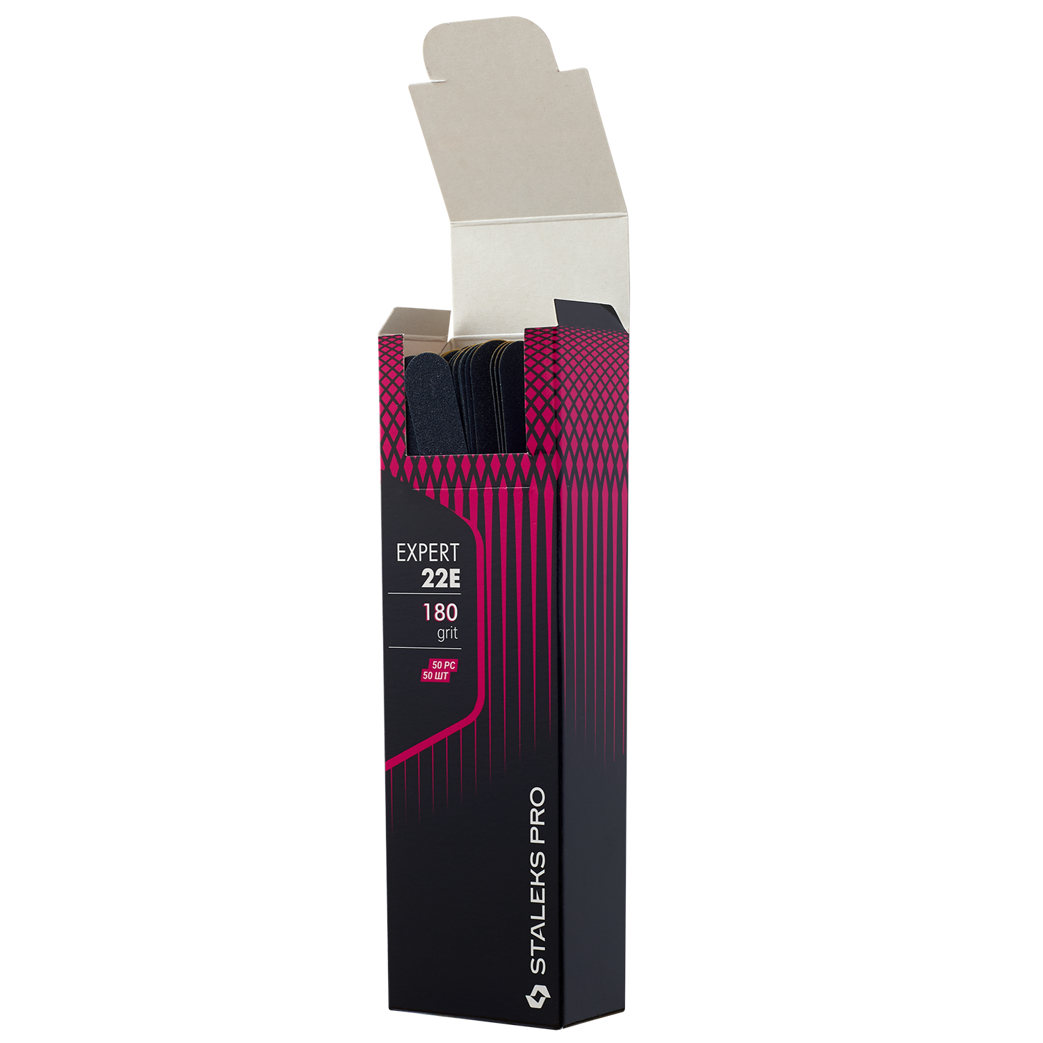 Zestaw nakładek wymiennych do pilnika prostego wąskiego EXPERT 22E 180 grit (50 szt)