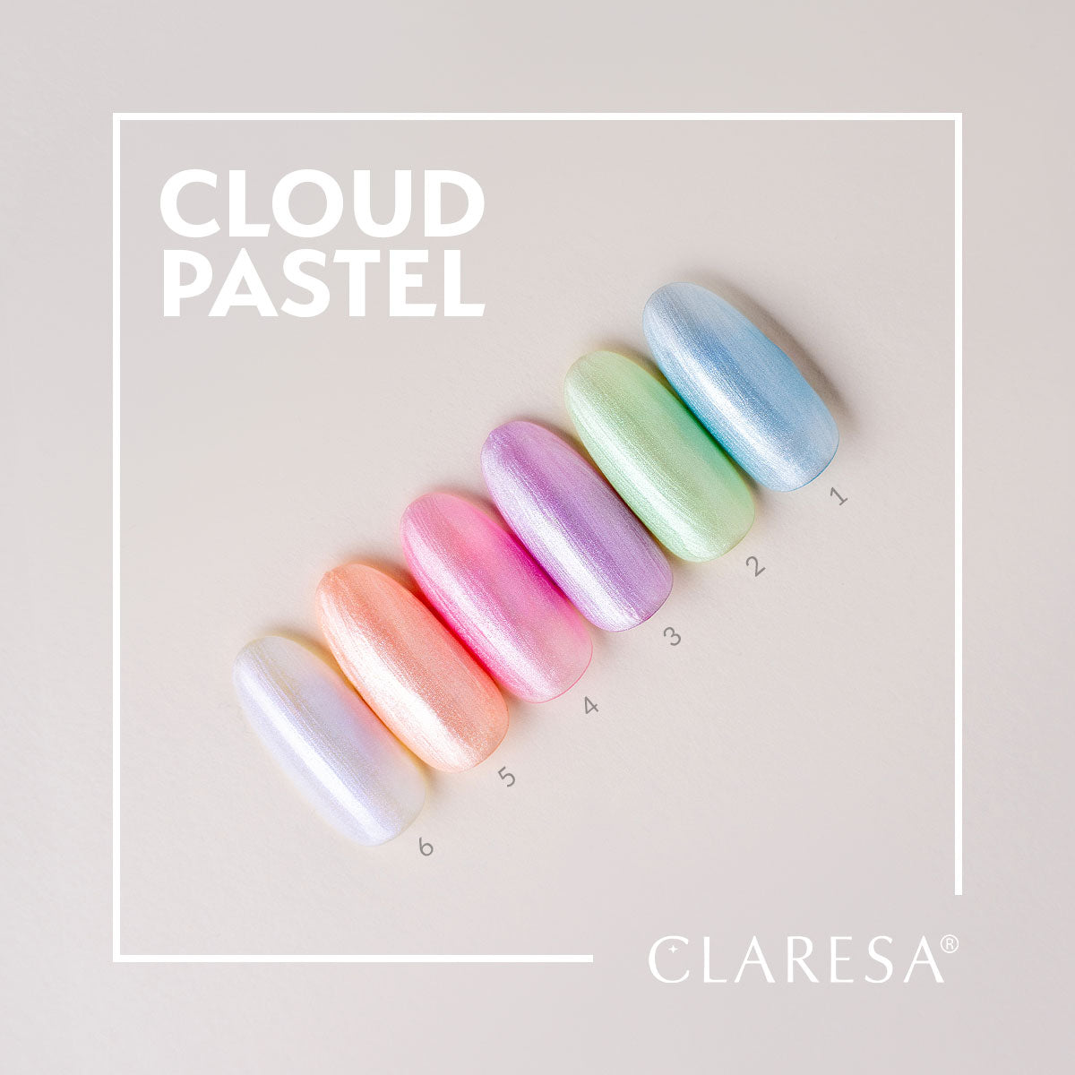Claresa Lakier Hybrydowy Cloud Pastel 4 5g