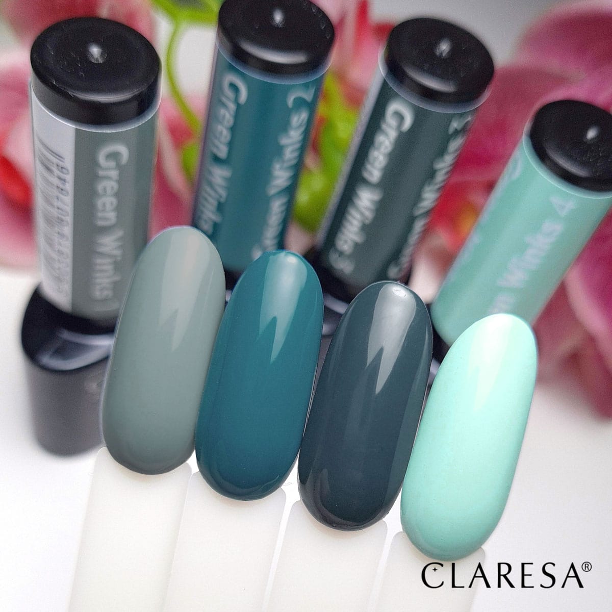 Claresa - Lakier Hybrydowy Green Winks 3 -5g