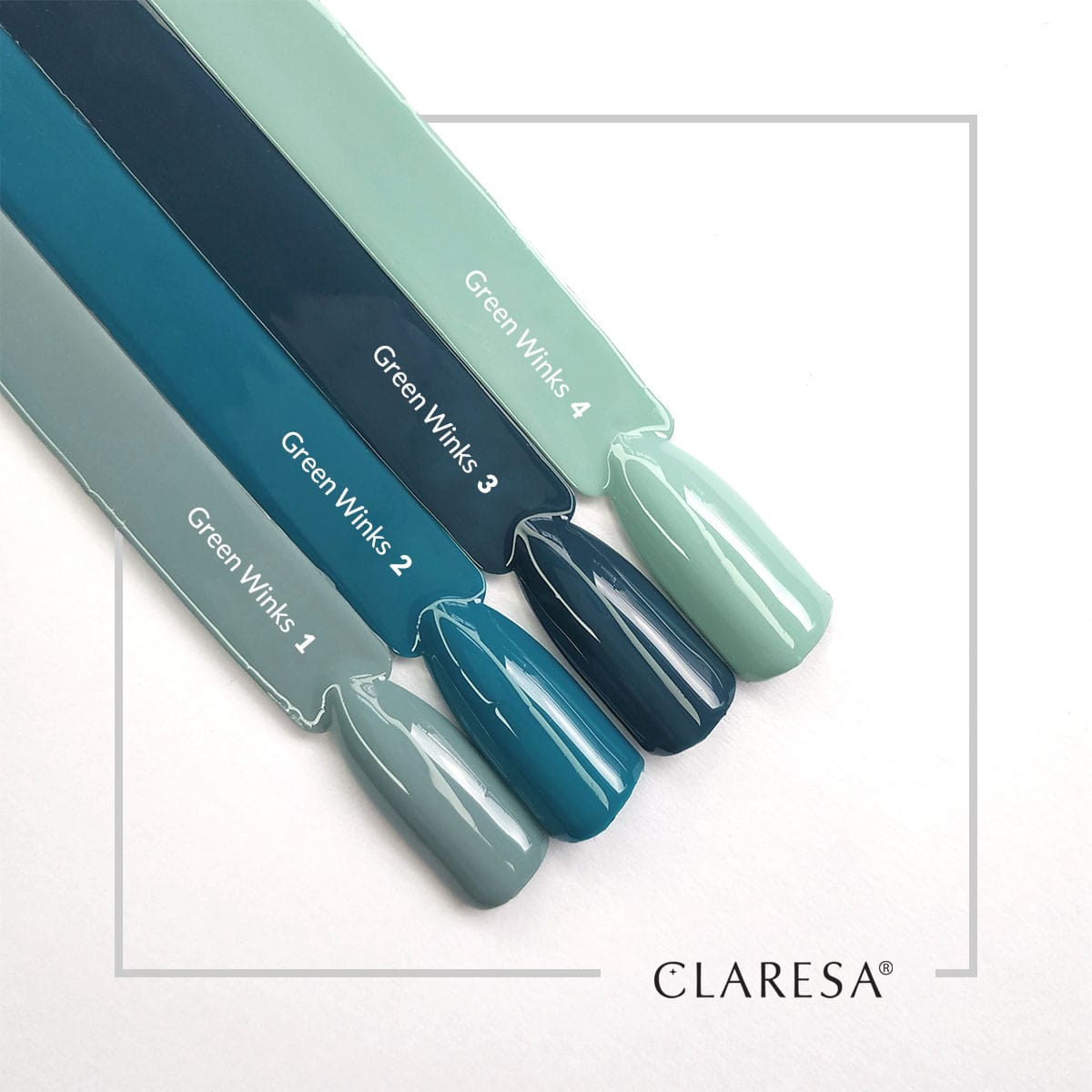 Claresa - Lakier Hybrydowy Green Winks 3 -5g