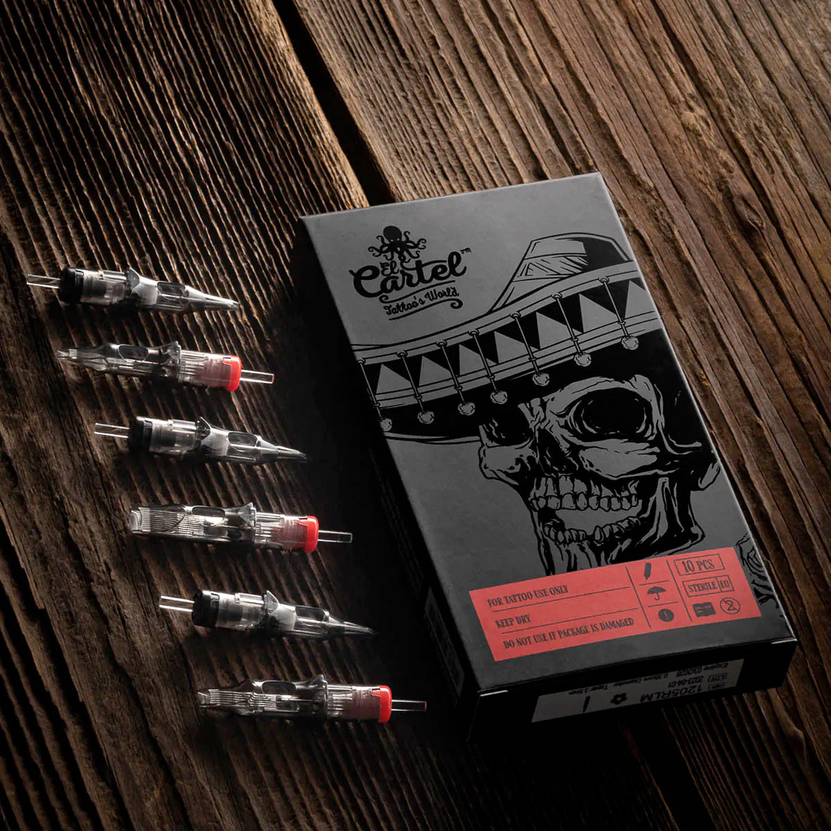 Cartridge do tatuażu El Cartel V2 - 0.35 13 RM-W LongTaper 10szt.