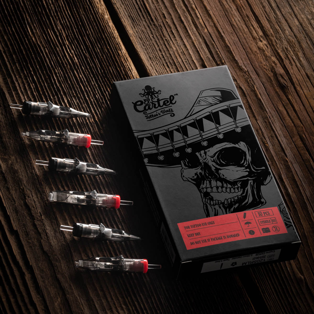Cartridge do tatuażu El Cartel V2 - 0.35 17RM MediumTaper 10szt.