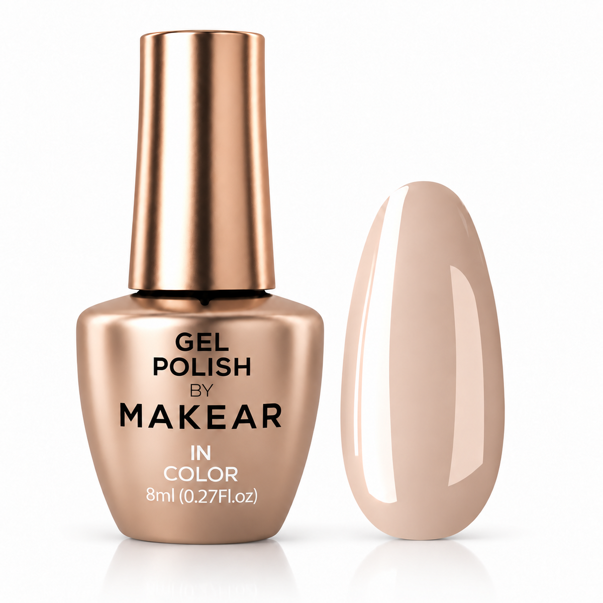 Makear Lakier hybrydowy In Her Era 966 Jasny nude 8 ml