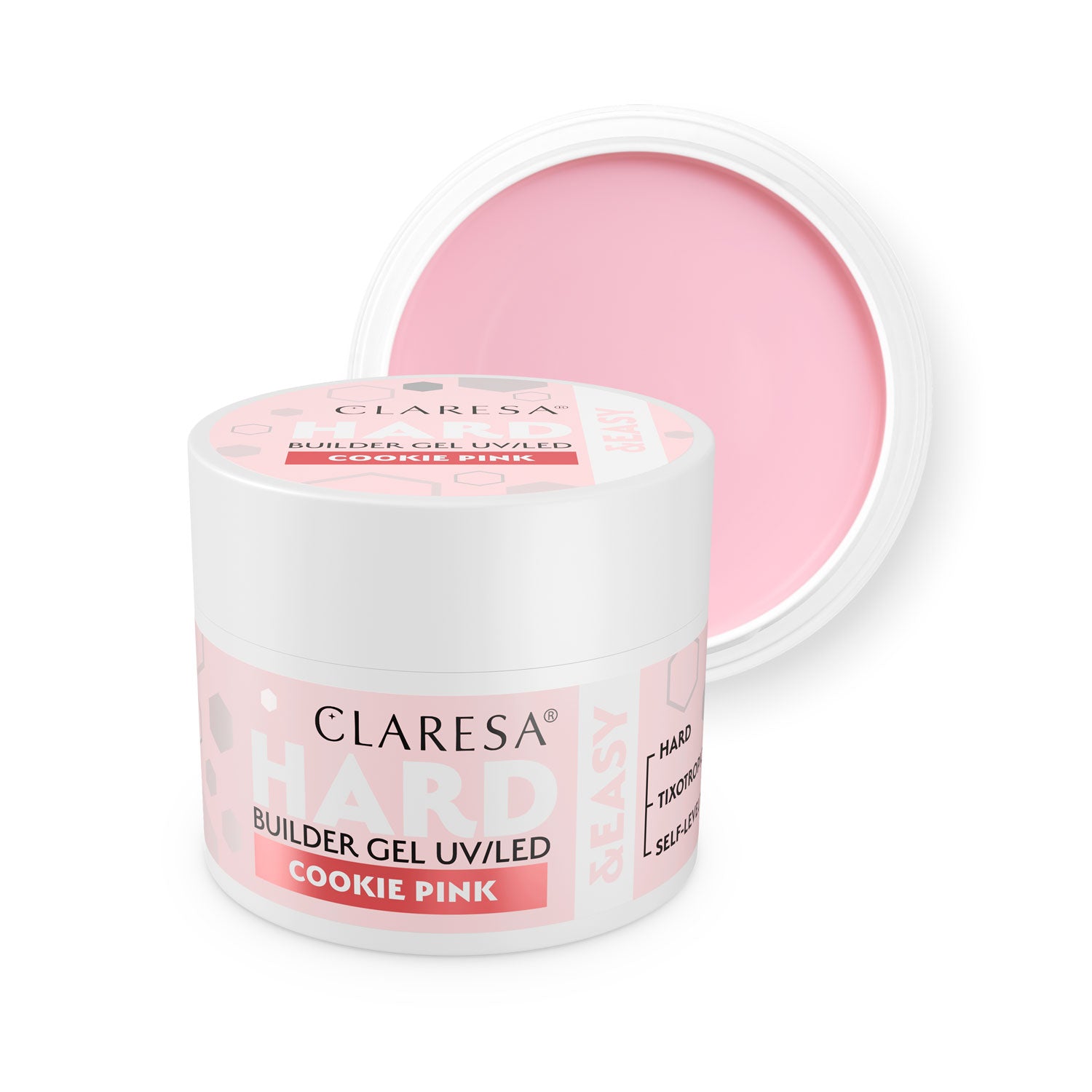 Claresa Żel Budujący Hard&Easy Builder Gel Cookie Pink 12g