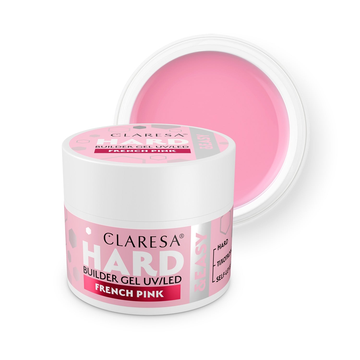Claresa Żel Budujący Hard&Easy Builder Gel French Pink 12g