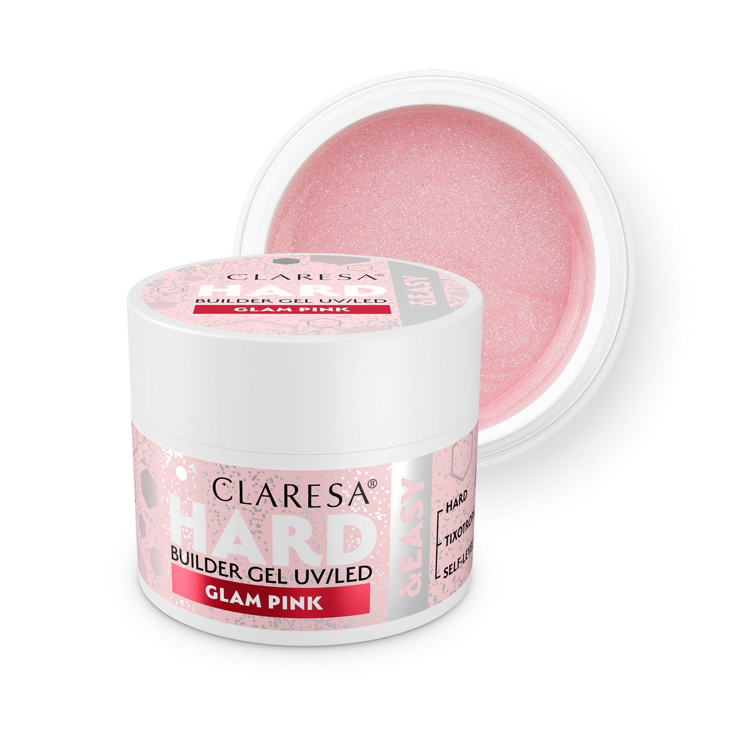 Claresa Żel Budujący Hard&Easy Builder Gel Glam Pink 12g