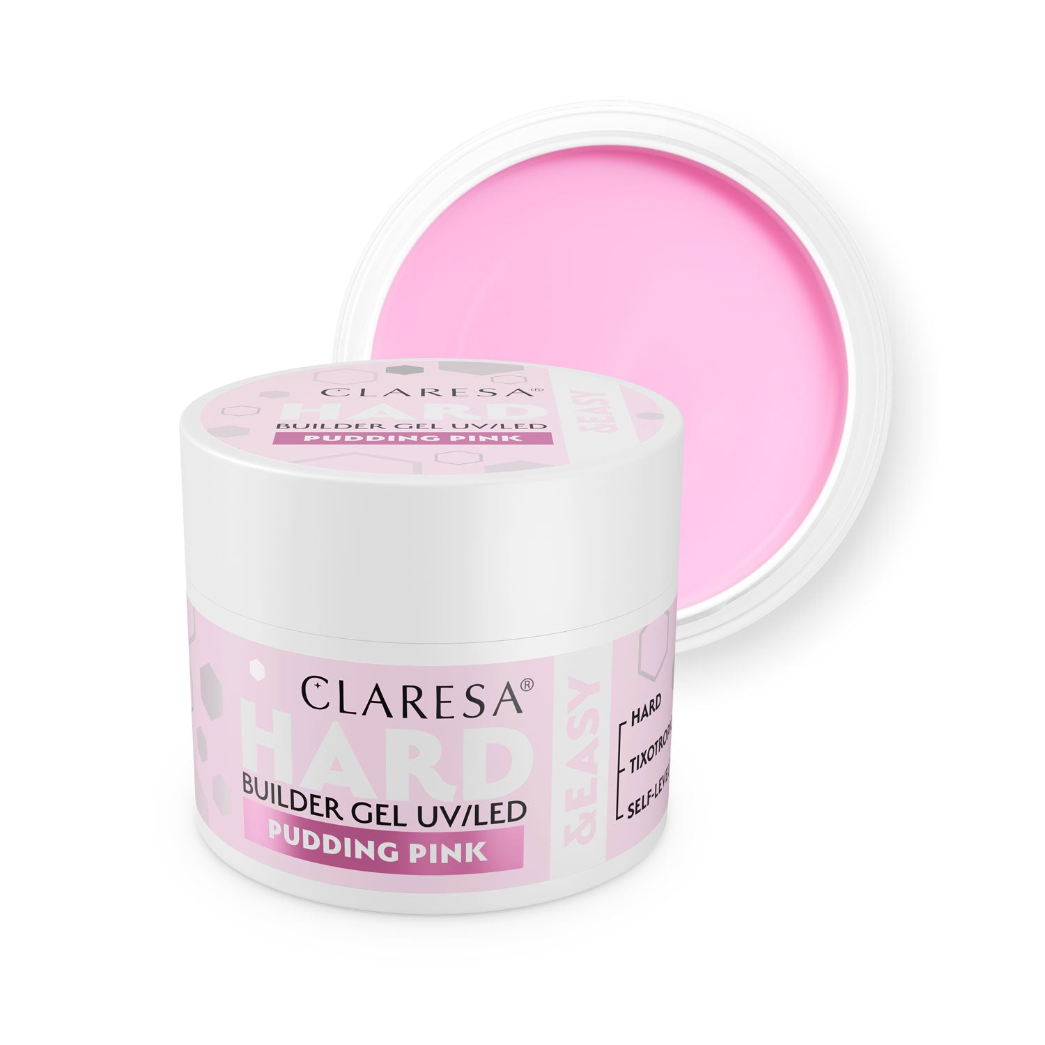 Claresa Żel Budujący Hard&Easy Builder Gel Pudding Pink 12g