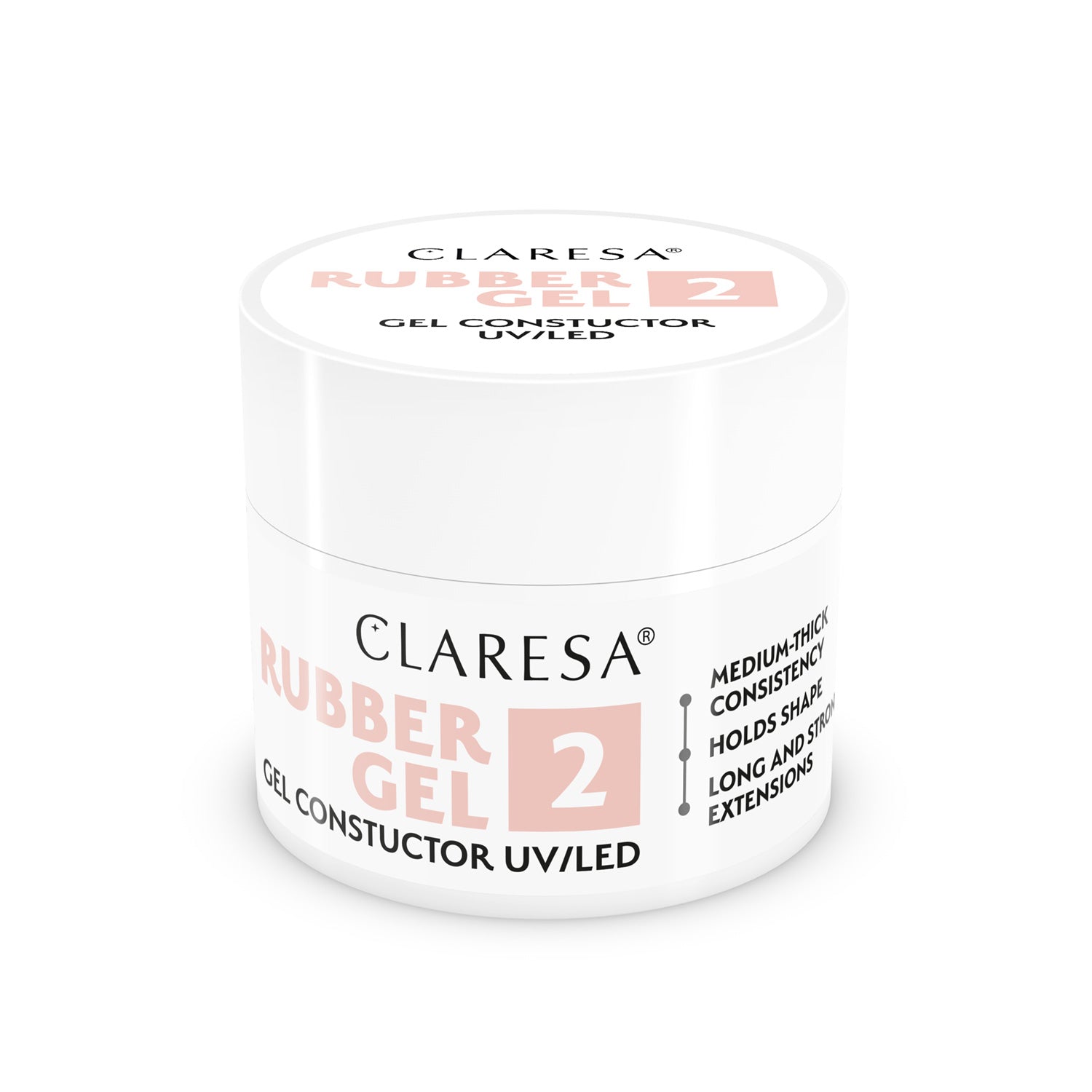 Claresa - Żel Budujący Rubber Gel 2 90g