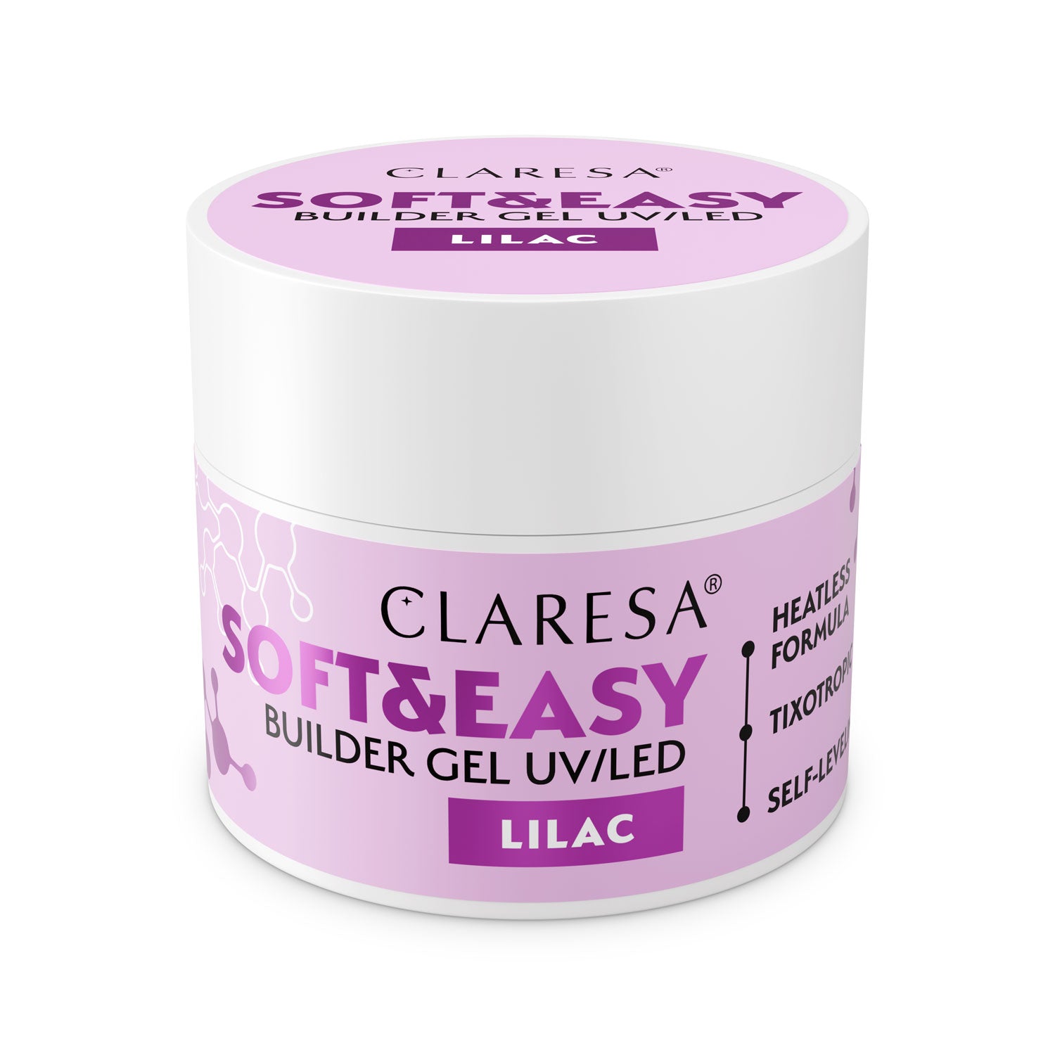 Claresa Żel Budujący Soft&Easy Builder Gel Lilac 12g