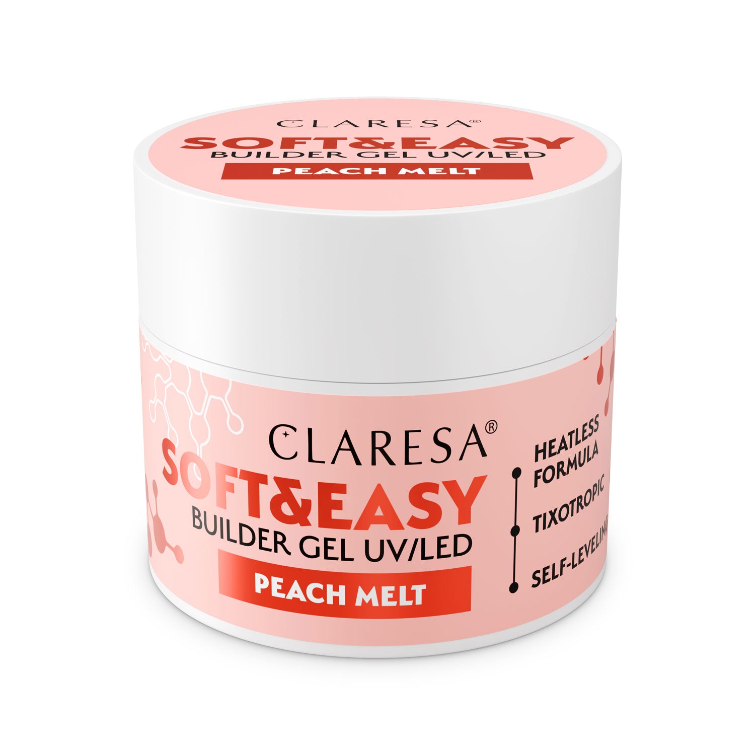 Claresa Żel Budujący Soft&Easy Peach Melt 45g