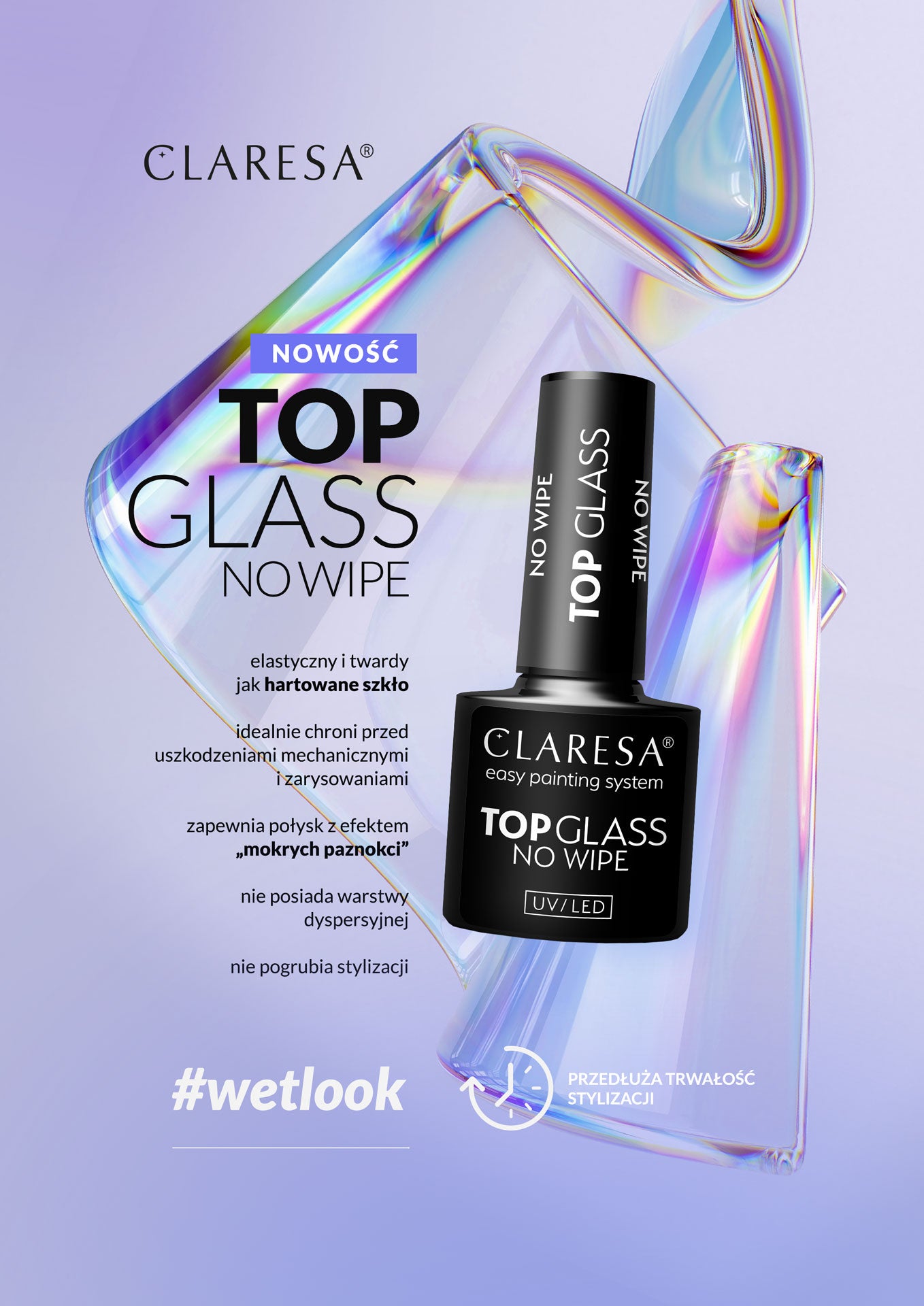 Claresa - Top Glass No Wipe -5g