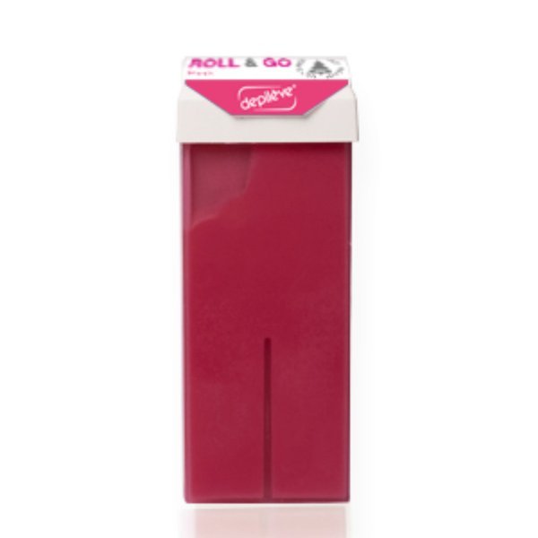 Depileve - Wosk w Aplikatorze Roll&Go Różany 100g