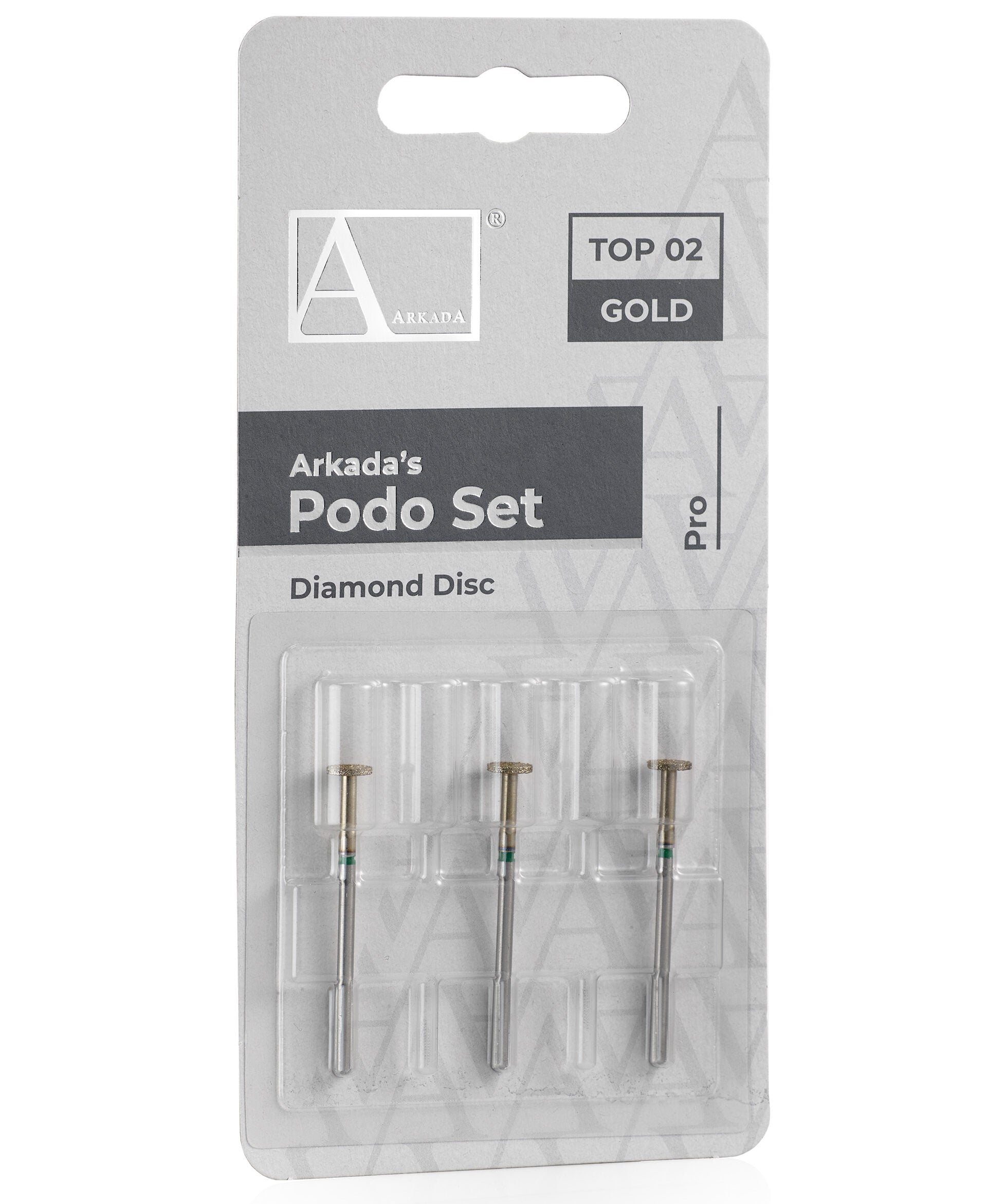 Arkada’s Podo Set Top 02 Gold (Frez Tarczka)