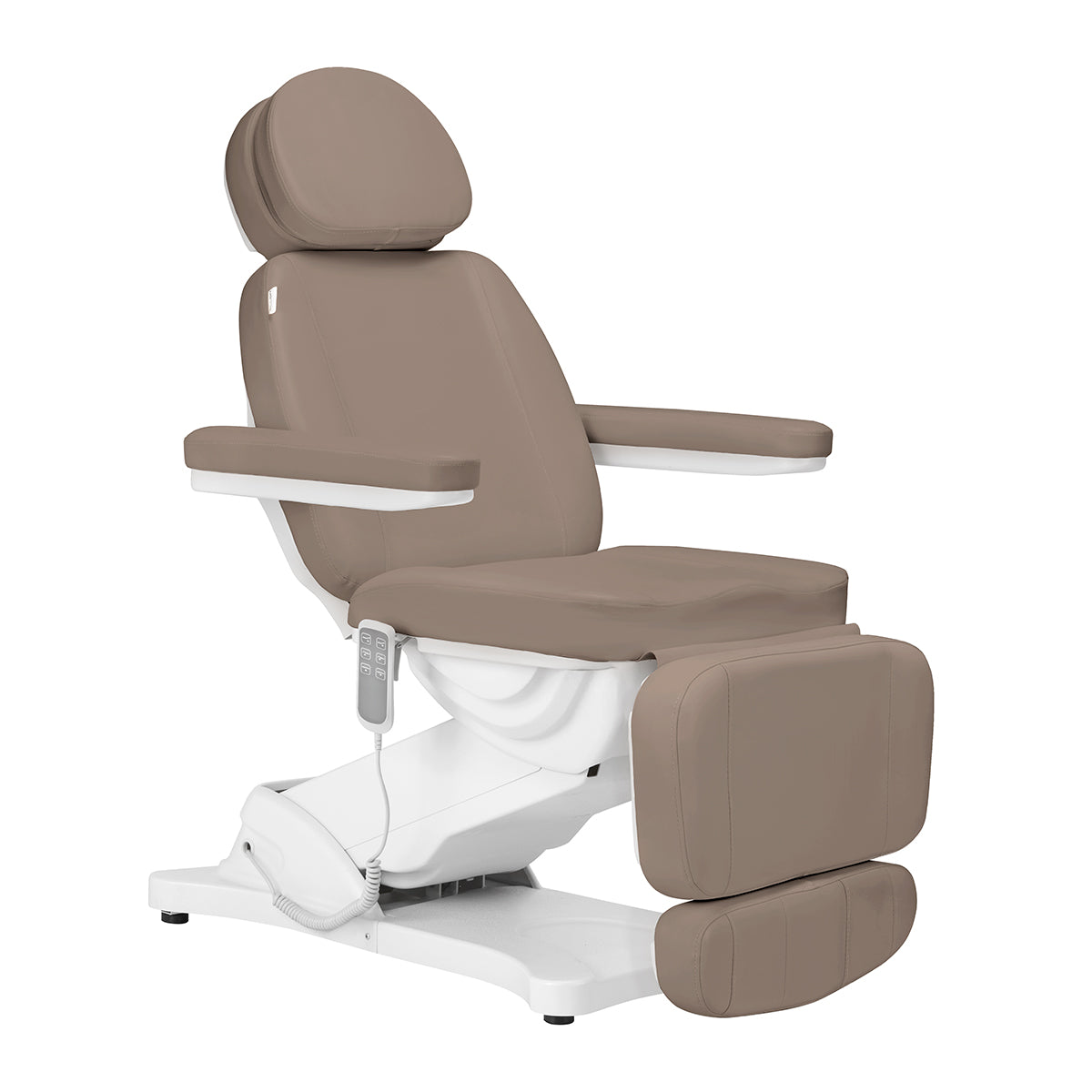 Elektryczny fotel kosmetyczny SILLON CLASSIC 3 silniki modern brown