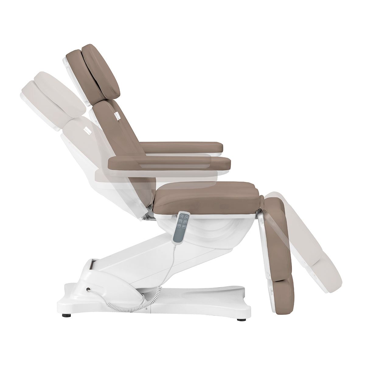 Elektryczny fotel kosmetyczny SILLON CLASSIC 3 silniki modern brown