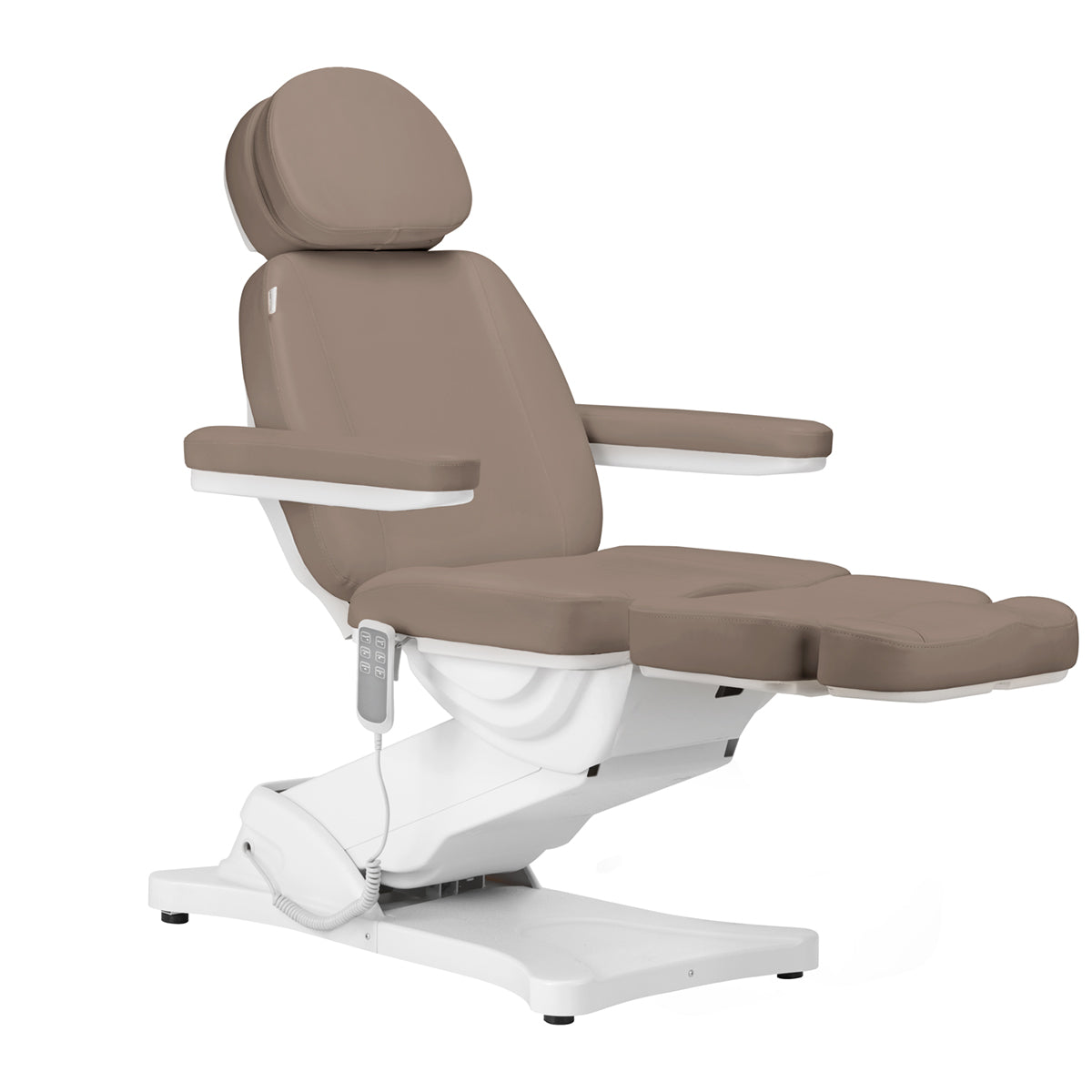 Elektryczny fotel kosmetyczny SILLON CLASSIC 3 silniki modern brown