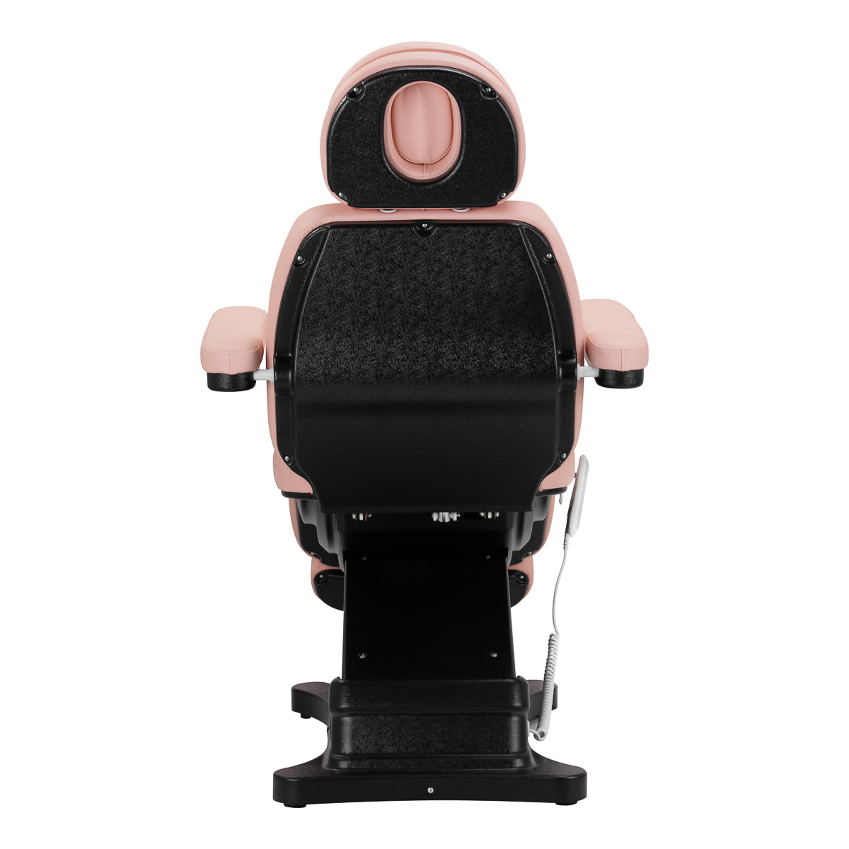 Elektryczny fotel kosmetyczny SILLON CLASSIC 3 silniki różowo czarny