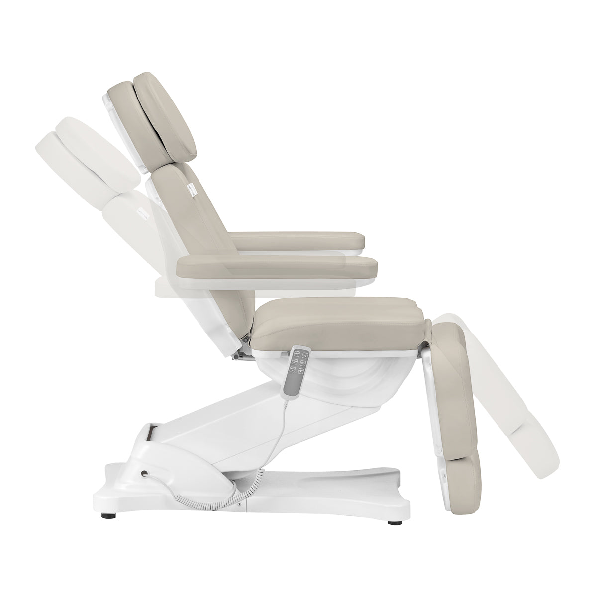 Elektryczny fotel kosmetyczny SILLON CLASSIC 3 silniki sea salt
