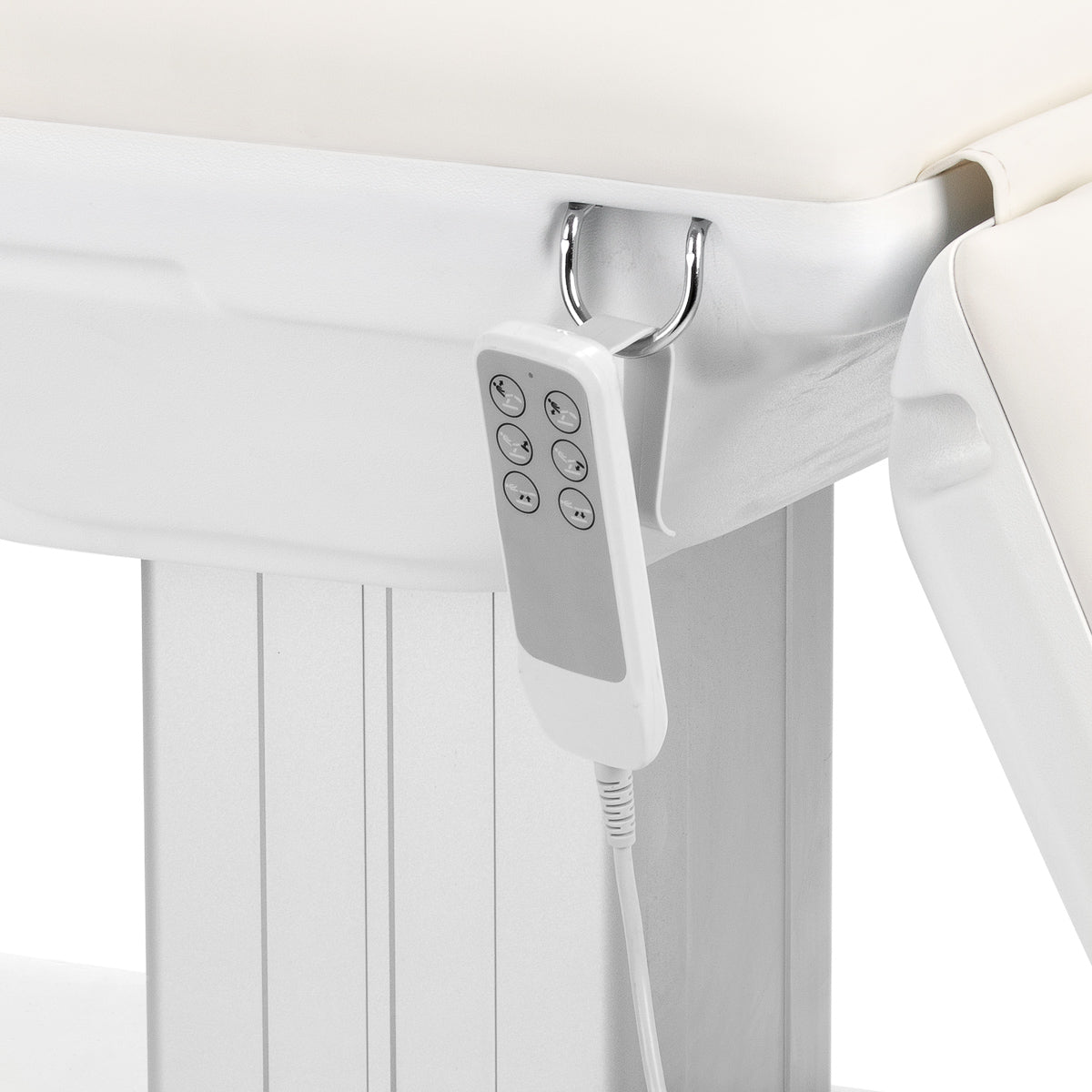Elektryczny fotel kosmetyczny SILLON Eclipse 3 siln. biały
