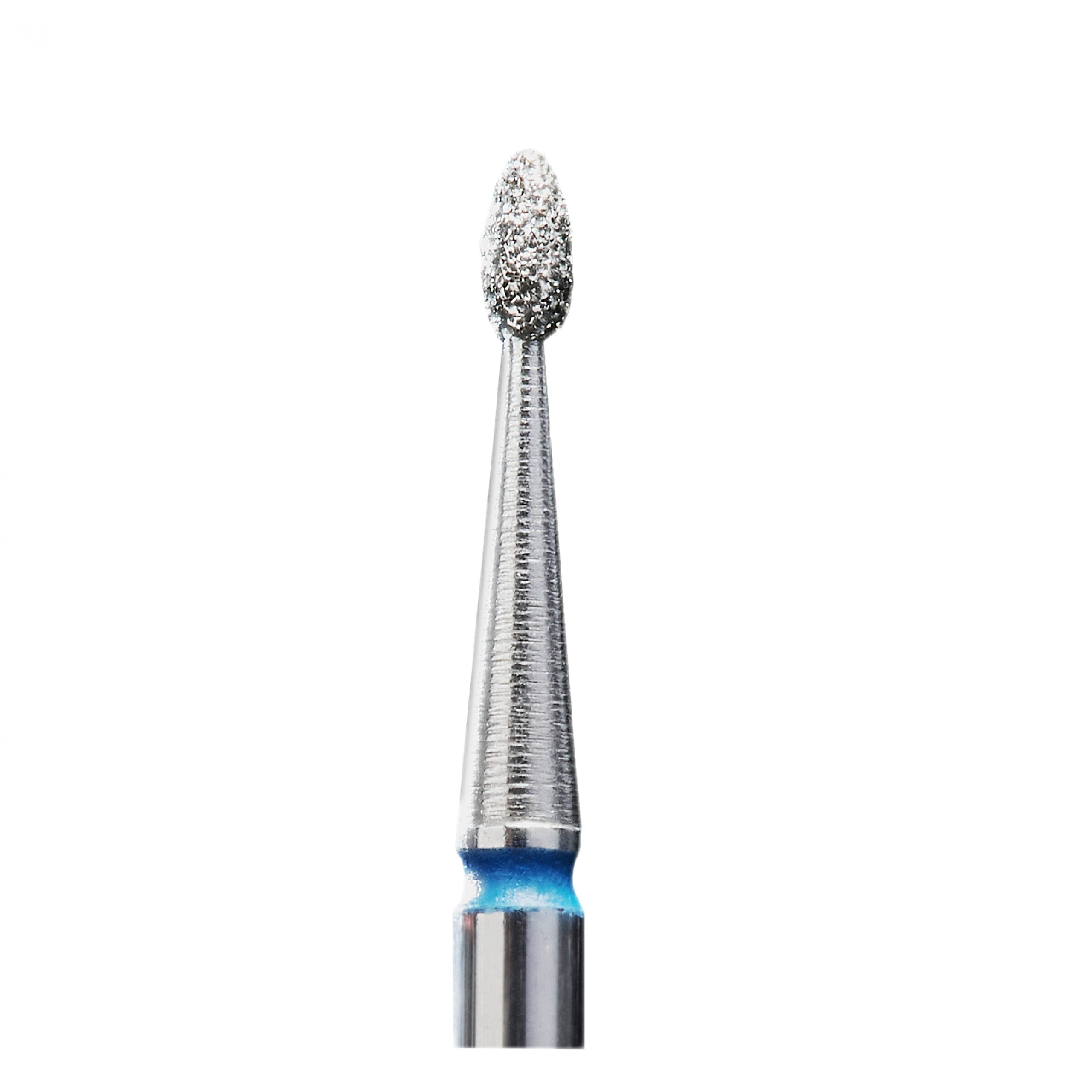 Staleks Frez Diamentowy Zaokrąglona Oliwka Niebieska 1,6/3,4mm 6szt