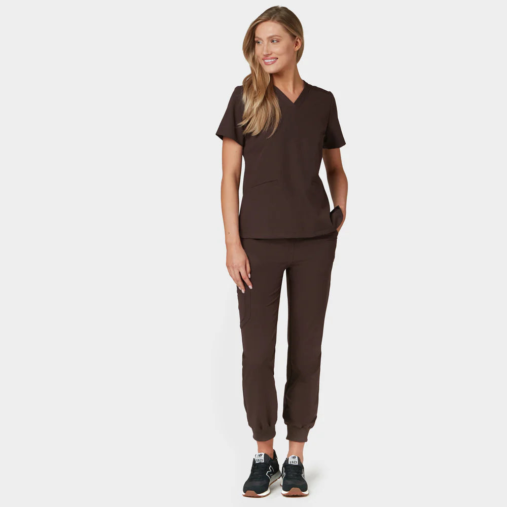 Vena Bluza Medyczna Emily Scrubs Dark Chocolate