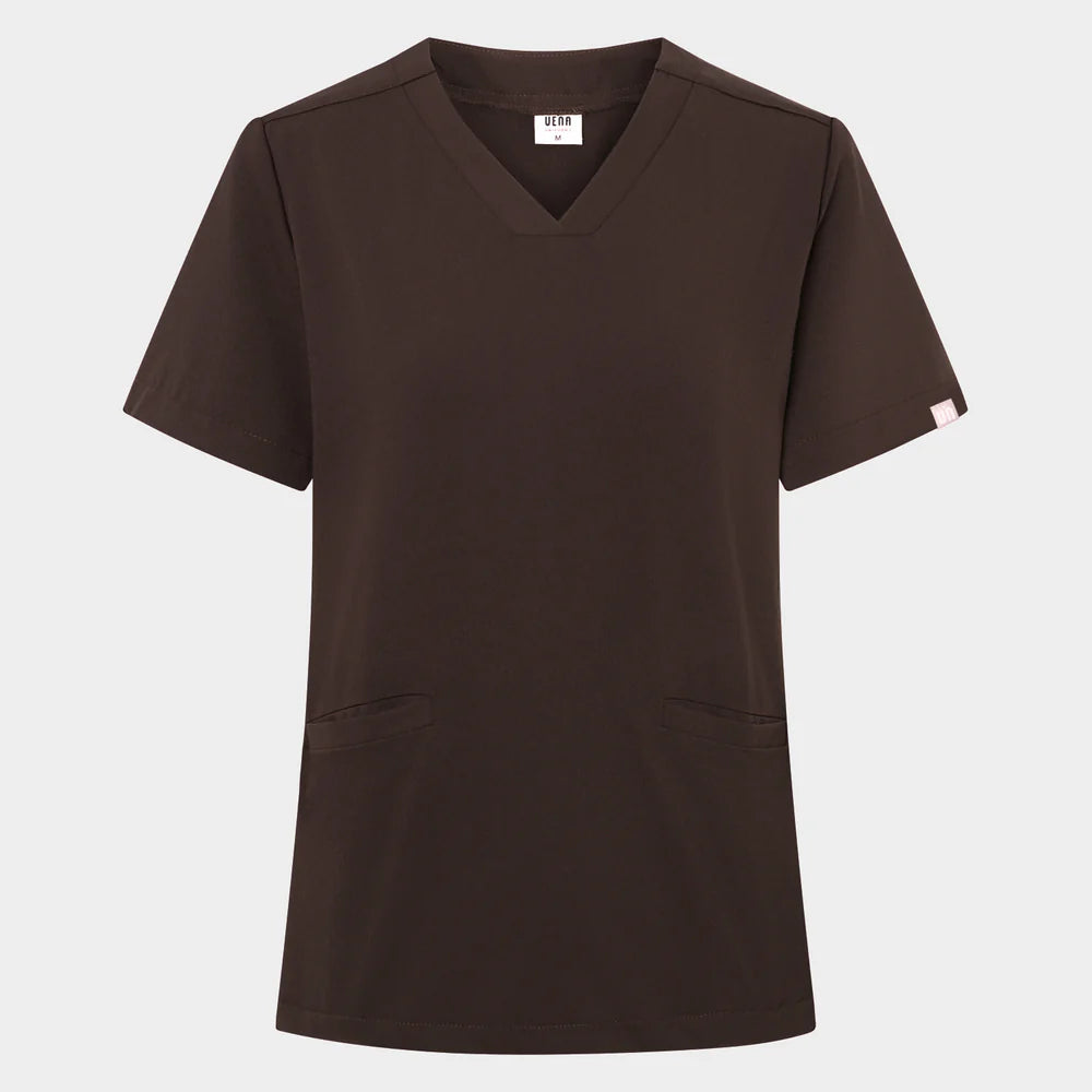 Vena Bluza Medyczna Emily Scrubs Dark Chocolate