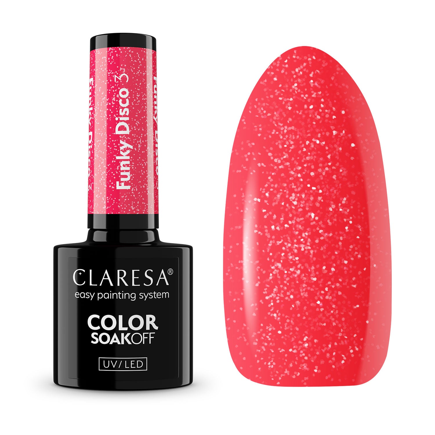 Claresa Lakier Hybrydowy Funky Disco 3-L