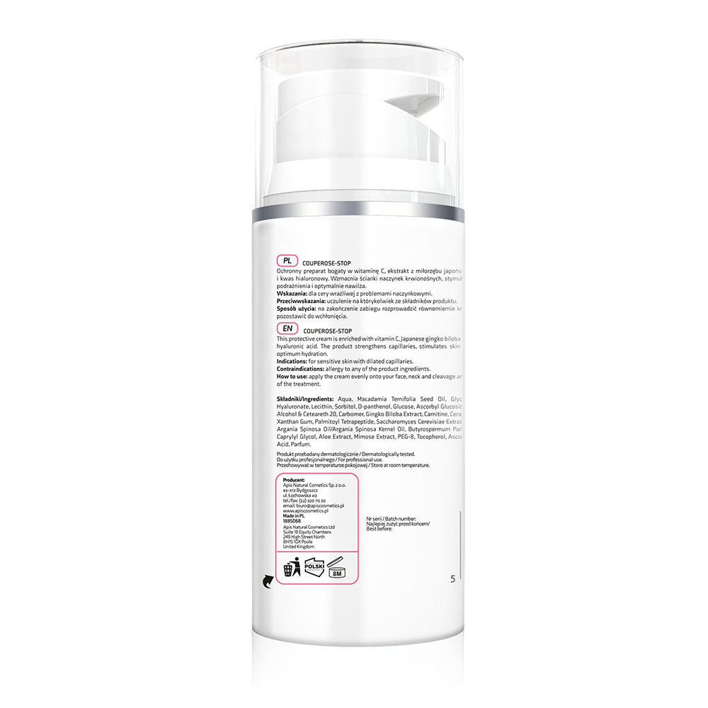 APIS Couperose-Stop Witaminowy Krem Dla Cery Naczynkowej 100ml