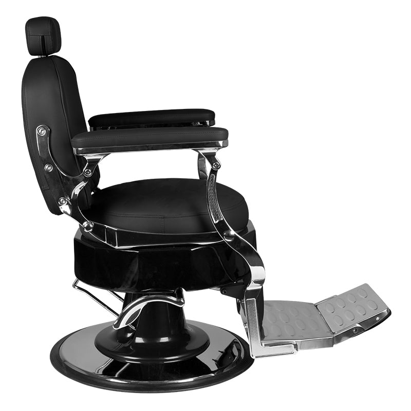 FOTEL BARBERSKI VITO CZARNY