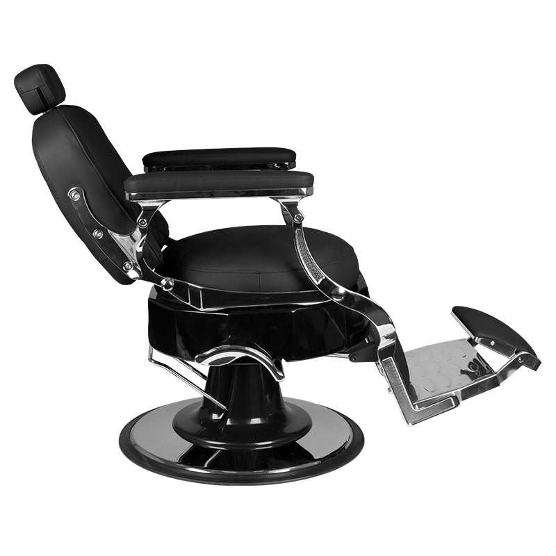 FOTEL BARBERSKI VITO CZARNY