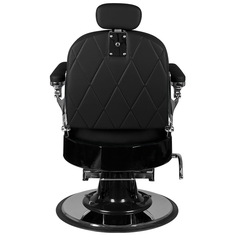 FOTEL BARBERSKI VITO CZARNY
