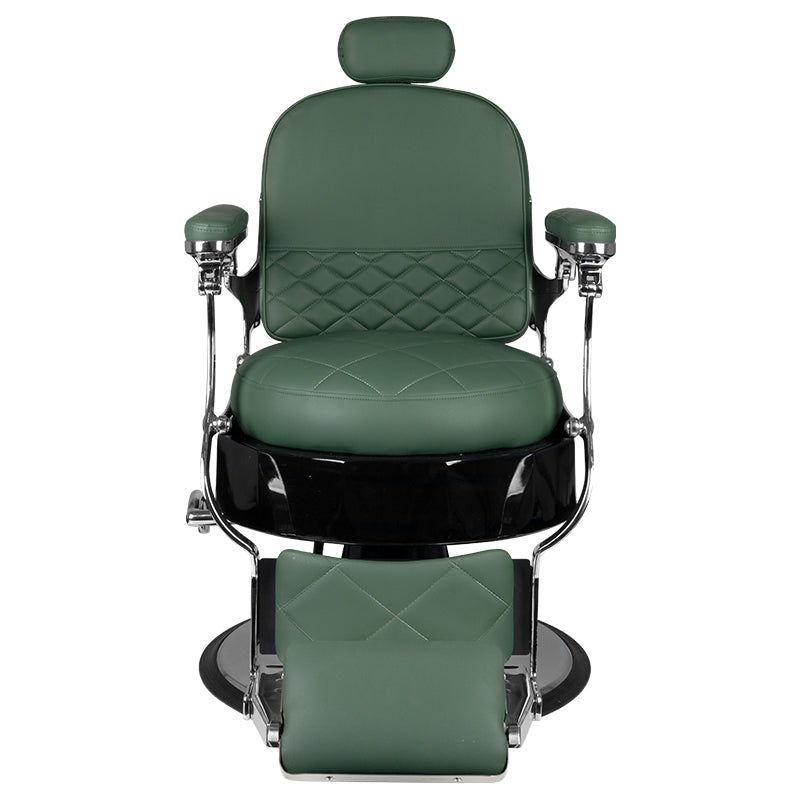 FOTEL BARBERSKI VITO ZIELONY
