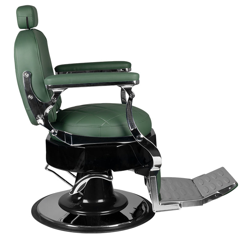 FOTEL BARBERSKI VITO ZIELONY