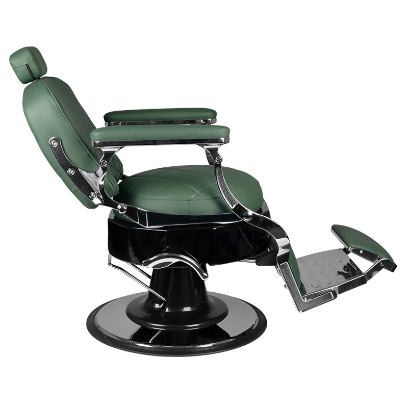 FOTEL BARBERSKI VITO ZIELONY