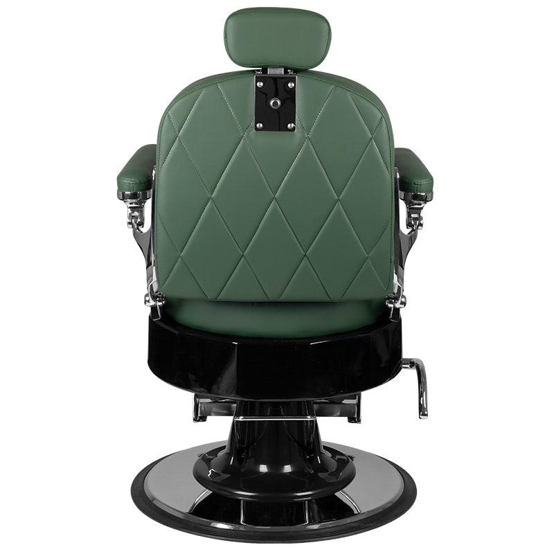 FOTEL BARBERSKI VITO ZIELONY