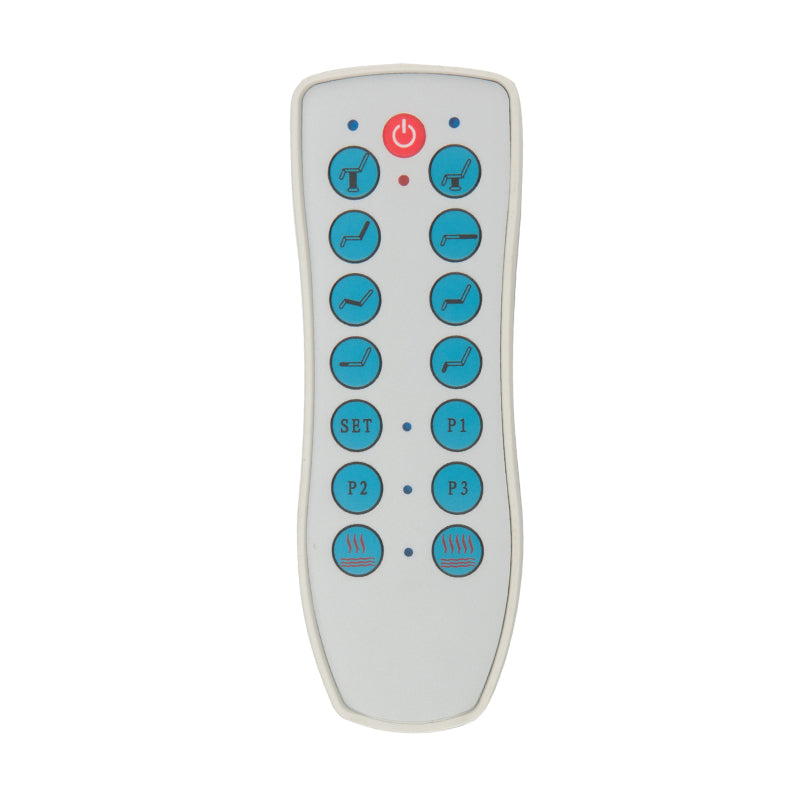 FOTEL KOSMETYCZNY ELEKTR. AZZURRO 708A 4 SILN. SZARY PODGRZEWANY