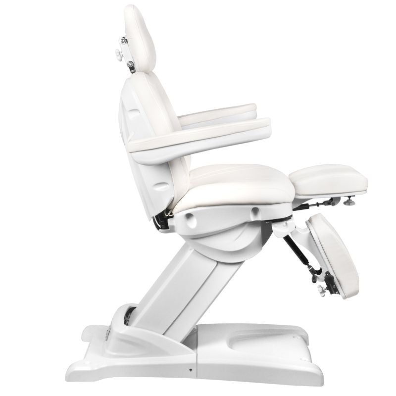 FOTEL KOSMETYCZNY ELEKTR. AZZURRO 872S PEDI-PRO 3 SILN. BIAŁY