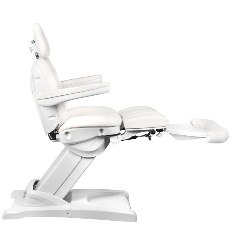 FOTEL KOSMETYCZNY ELEKTR. AZZURRO 872S PEDI-PRO 3 SILN. BIAŁY