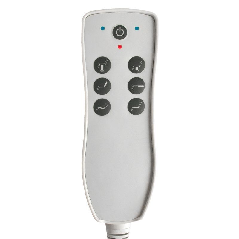 FOTEL KOSMETYCZNY ELEKTR. AZZURRO 872S PEDI PRO EXCLUSIVE 3 SILN. BIAŁY