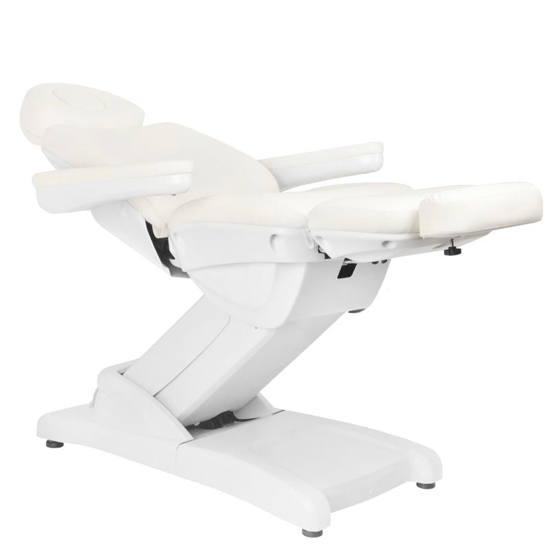 FOTEL KOSMETYCZNY ELEKTR. AZZURRO 872 4 SILN. BIAŁY