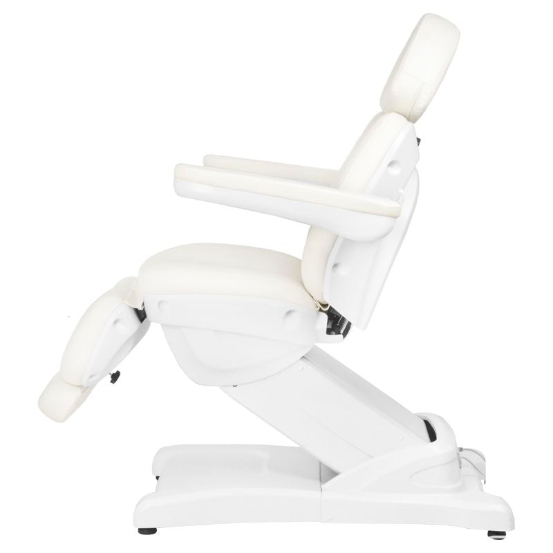 FOTEL KOSMETYCZNY ELEKTR. AZZURRO 872 4 SILN. BIAŁY