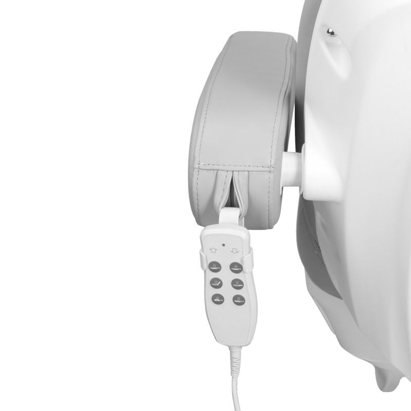 FOTEL KOSMETYCZNY ELEKTR. AZZURRO 875B 3 SILN. SZARY