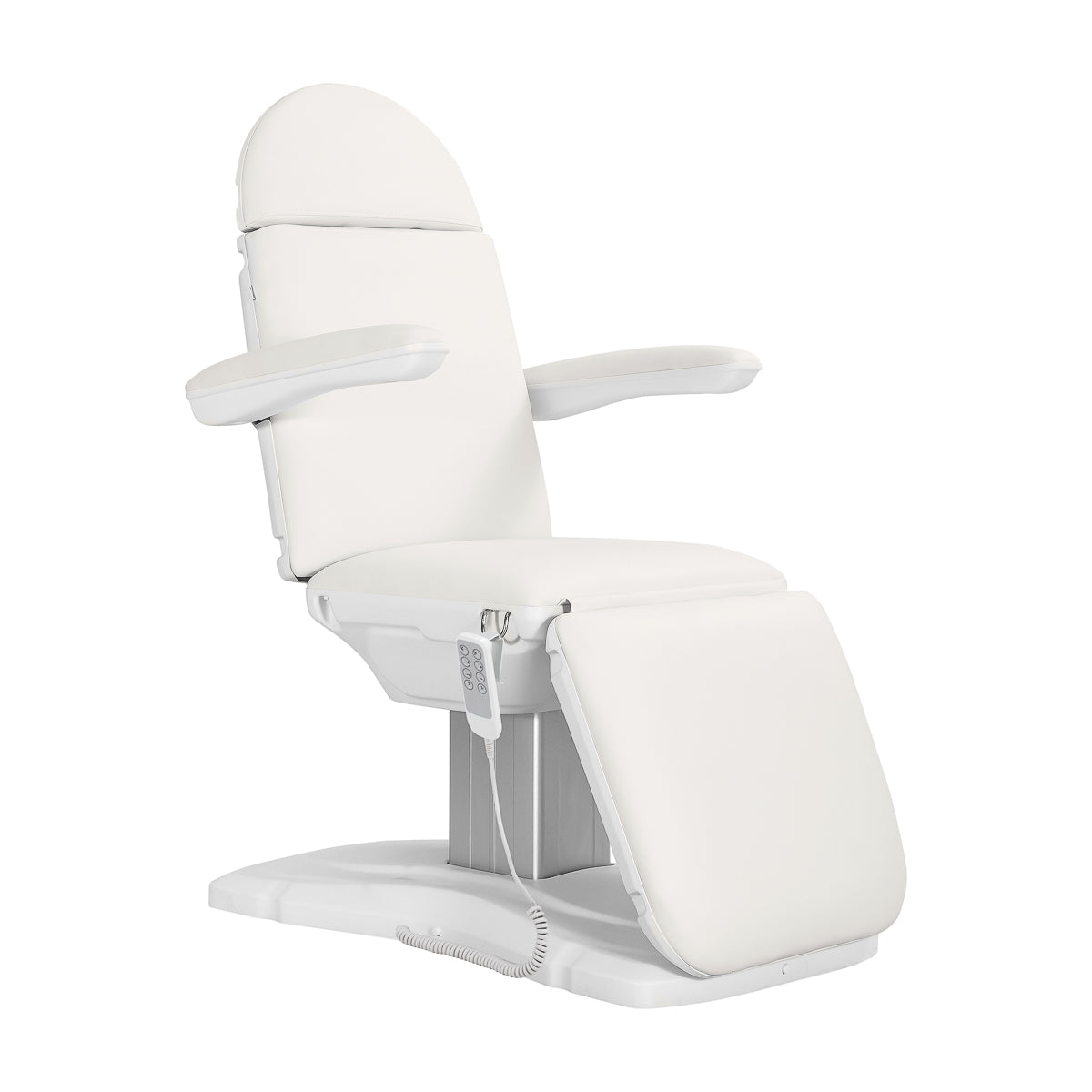 FOTEL KOSMETYCZNY ELEKTR. ECLIPSE 4 SILN. BIAŁY