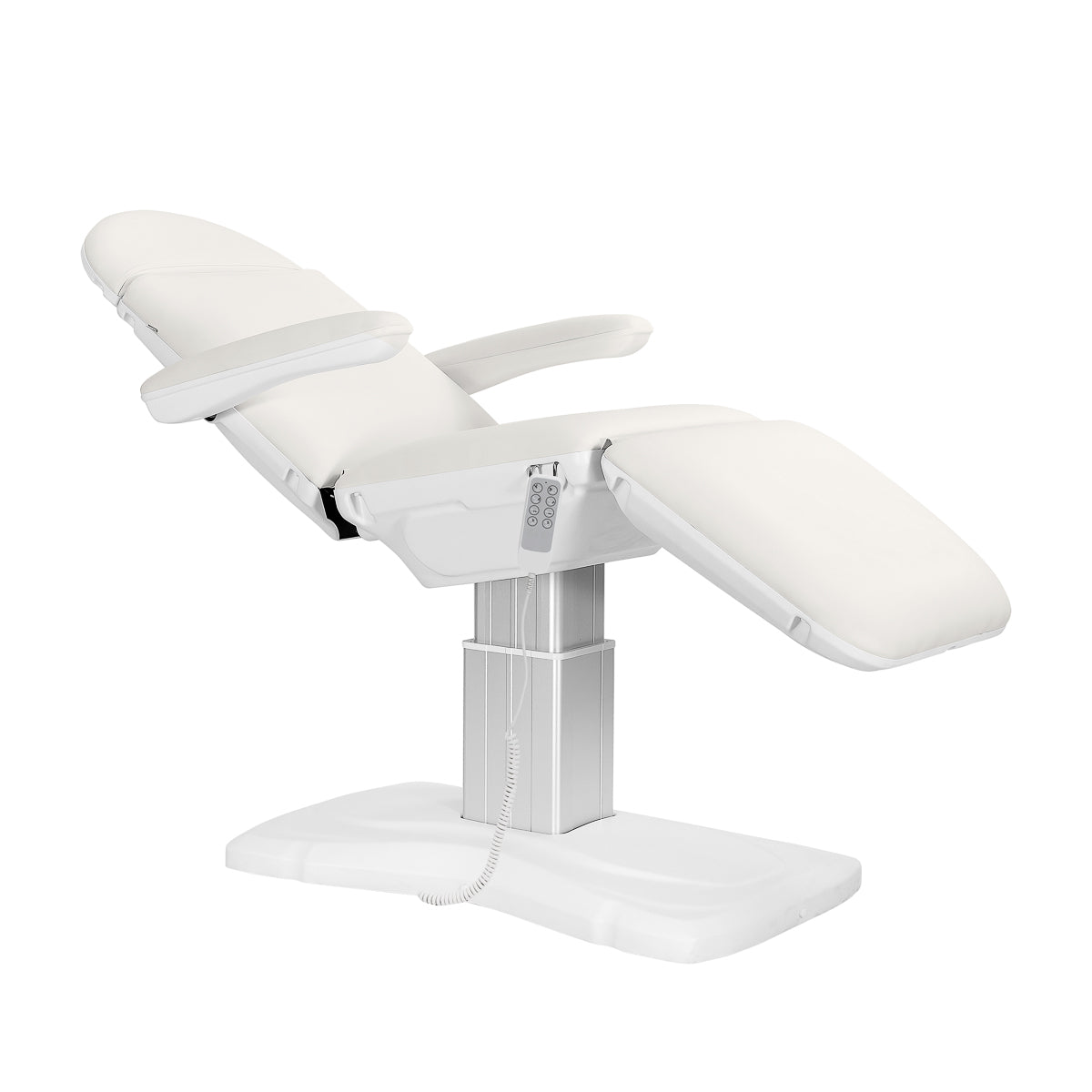 FOTEL KOSMETYCZNY ELEKTR. ECLIPSE 4 SILN. BIAŁY